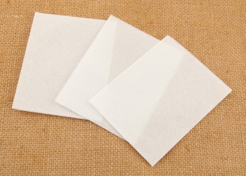 Empty self fill teabags - empty, white
