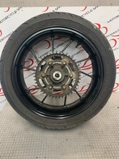 YAMAHA MT07 REAR WHEEL AND TYRE  2016 TRACER 700 REAR WHEEL GOOD TYRE REF A008