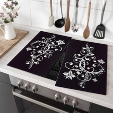 Set of 2 Glass Chopping Board