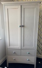 M&S Grey Wood Wardrobe 2 Door