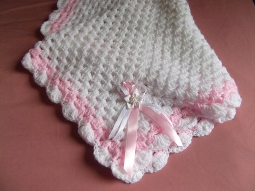 Hand crochet baby pram - crochet,