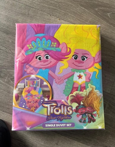 Trolls single duvet - trolls,