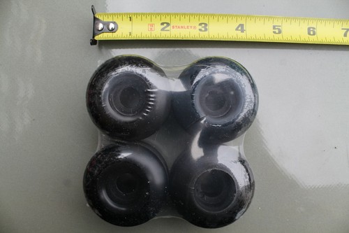 Black blank bones sims - black, 54mm