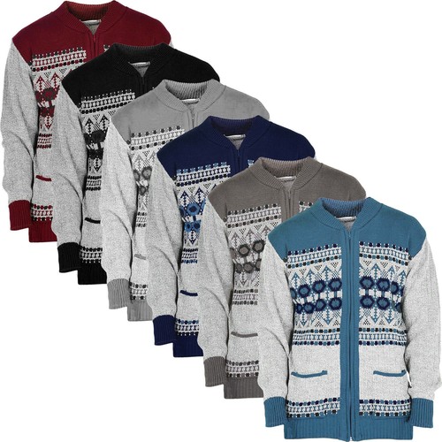 Mens aztec pattern cardigan - pattern,