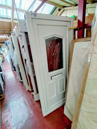 Upvc glazed door 920x2050 - glazed,