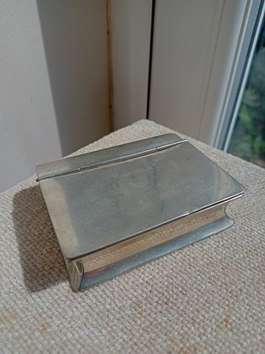 Silver plated book box - plated,