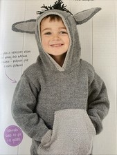 Knitting Pattern Child’s Donkey Hoody Nativity In DK Jumper