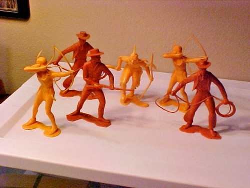 Vintage louis marx - louis, figures
