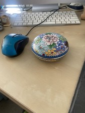 Vintage trinket pot, Round