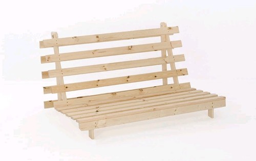 Wooden futon sofa bed - futon,