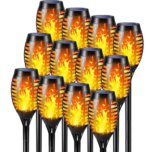 Solar garden lights flame - solar,