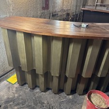 4.4m Brass Cocktail Bar