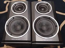 Wharfedale 121 Bookshelf Speakers in Black, Used, FWO & in very good condition