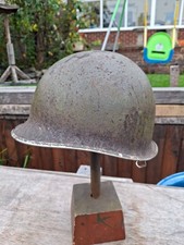 Genuine US M1 WW2 Steel Helmet swivel bale with front seam, stainless Steel rim