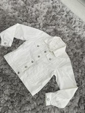 Next Girls White Denim Jacket