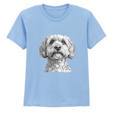 Cavapoo dog portrait - dog,