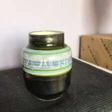 Vintage isle of wight pottery vase in vgc  5.25" tall x 2.5" wide at top