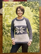 Women’s Knitting Patterns Jumper in Freedom Wool  32-42” Twilleys 9218