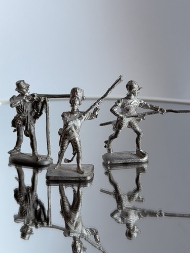 3pcs vintage pewter historical - vintage,