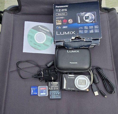 Boxed panasonic lumix tz25 - panasonic,
