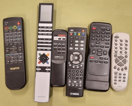 Vcr remotes sanyo o canon - tv,
