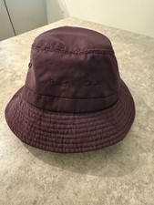 Backtee Golf Performance Plum Bucket Hat Size S - Showerproof Autumn Wear VGC