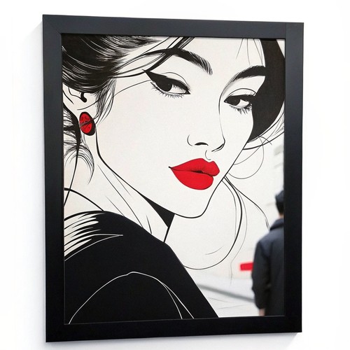 Geisha wall japanese - wall,