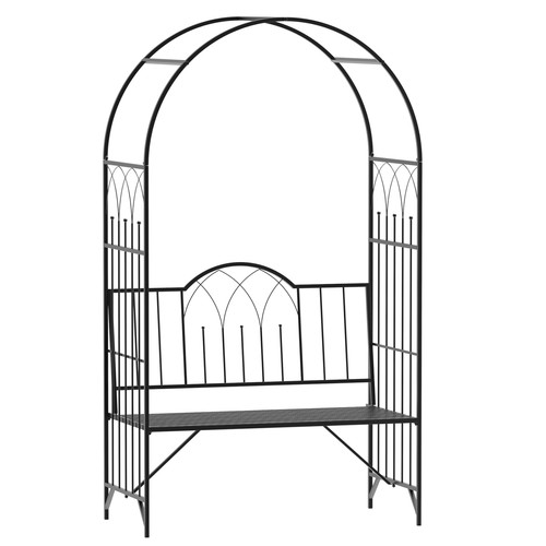 Garden arch bench trellis - garden,