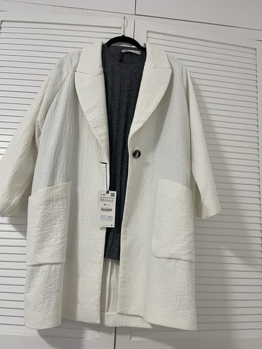 Zara oversized coat rrp - zara, xs