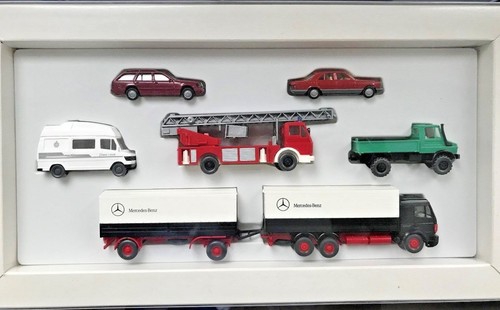 Wiking set with mercedes car - set,