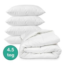 Polycotton Duvet and 4 Pillows