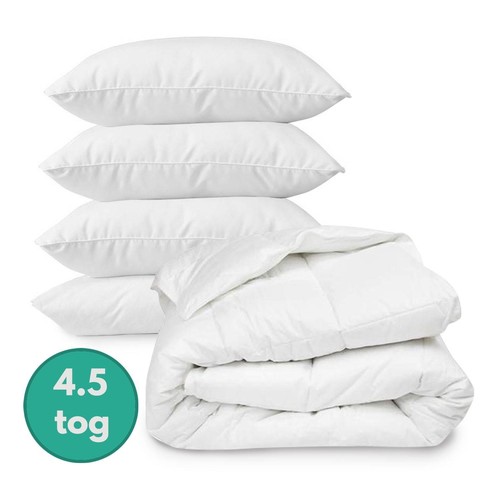 Polycotton duvet and pillows - polycotton,