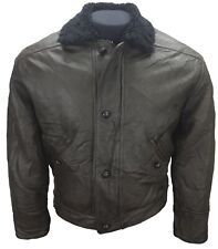 Mario Valentino  Shearling Flying Pilot Aviator Bomber B-3 Bike Jacket size L