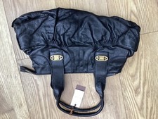 Modalu leather black hand bag NEW