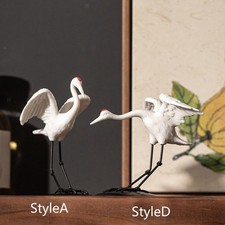 Chinese Crane Statue Modern Minimalist Bird Figurine Sculpture ornament for