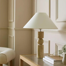 Habitat Travertine Table Lamp