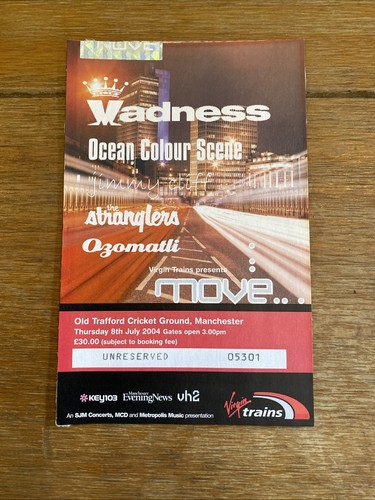 Madness ticket stub old - madness, stub.
