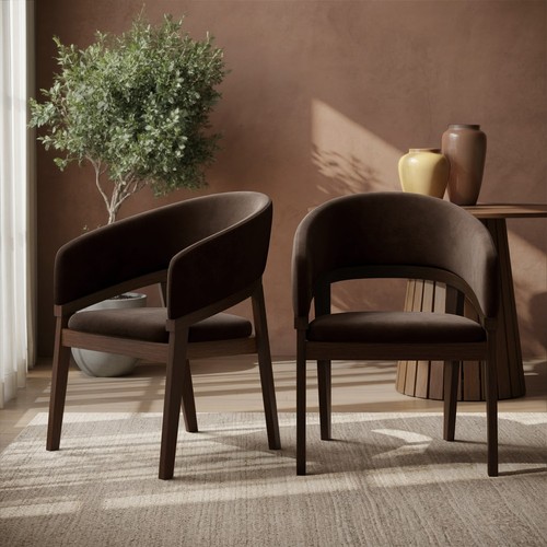 Set walnut brown - 2, &