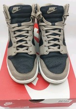 Nike Dunk High Black/Moon Fossil High-Top Trainers Women's Size UK 6 Boxed