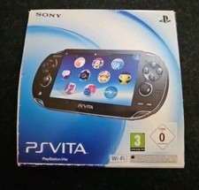 psvita Crystal Black Console Complete Boxed