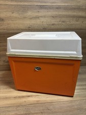 Vintage 1970s Camper Cool Box VW Orange no Brand Retro Plastic sh80