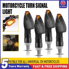 4PCS Universal Motorcycle LED Bullet LED Turn Signal Light Direction Indicator