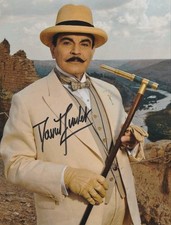 David Suchet Hand Signed 8x6