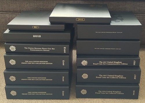 Royal mint empty proof - mint, set