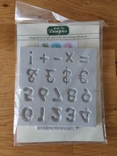 Cake Decorating Numbers, Symbols Silicone Moulds Katy Sue Designs other crafts