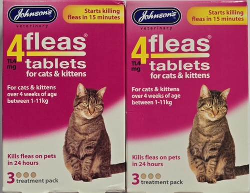 Johnson 4fleas tablets - x2, johnson's