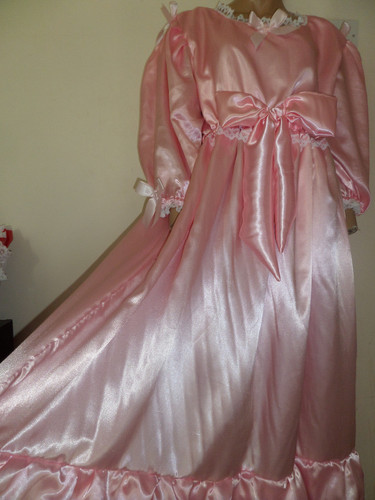 Abdl sissy pink - satin, pretty
