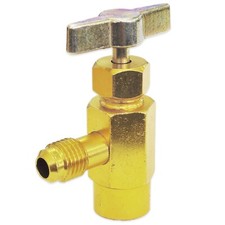 Left hand bottle adaptor valve - adaptor,
