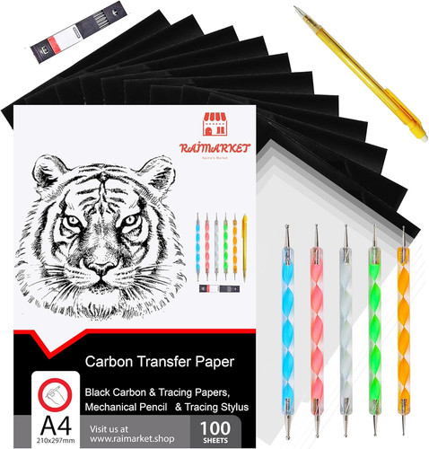 112 pcs black carbon paper - carbon,