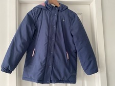 Girls Navy FatFace Winter Coat